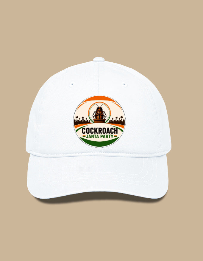 Official CJP (Cockroach Janta Party) Icon Cap Merch By INDIAN YOUTH MOVEMENT