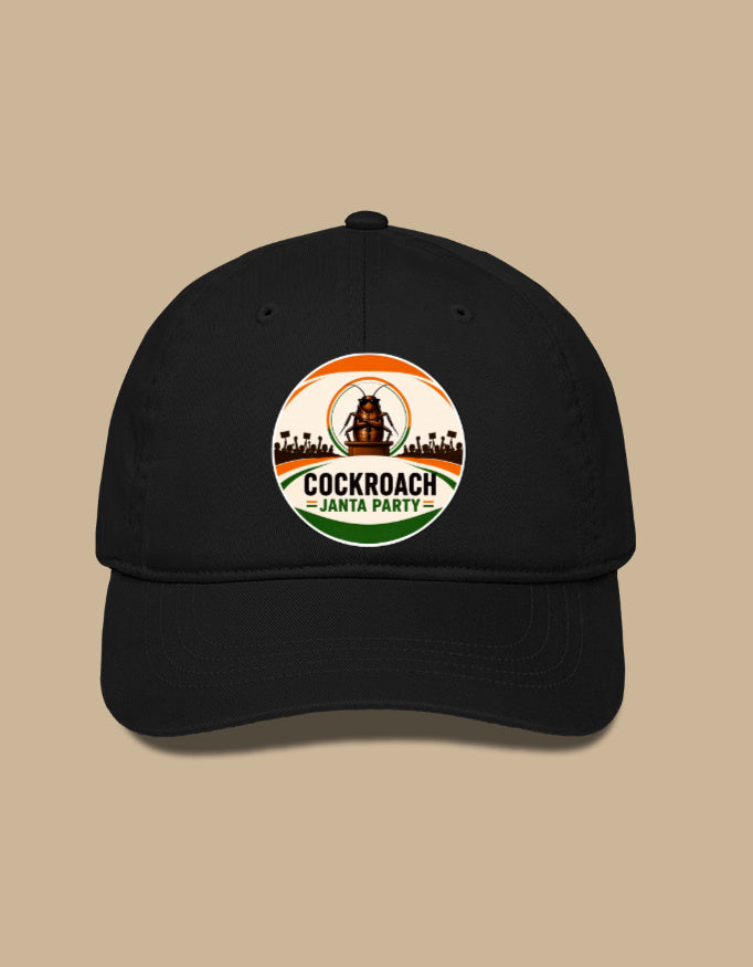 Official CJP (Cockroach Janta Party) Icon Cap Merch By INDIAN YOUTH MOVEMENT