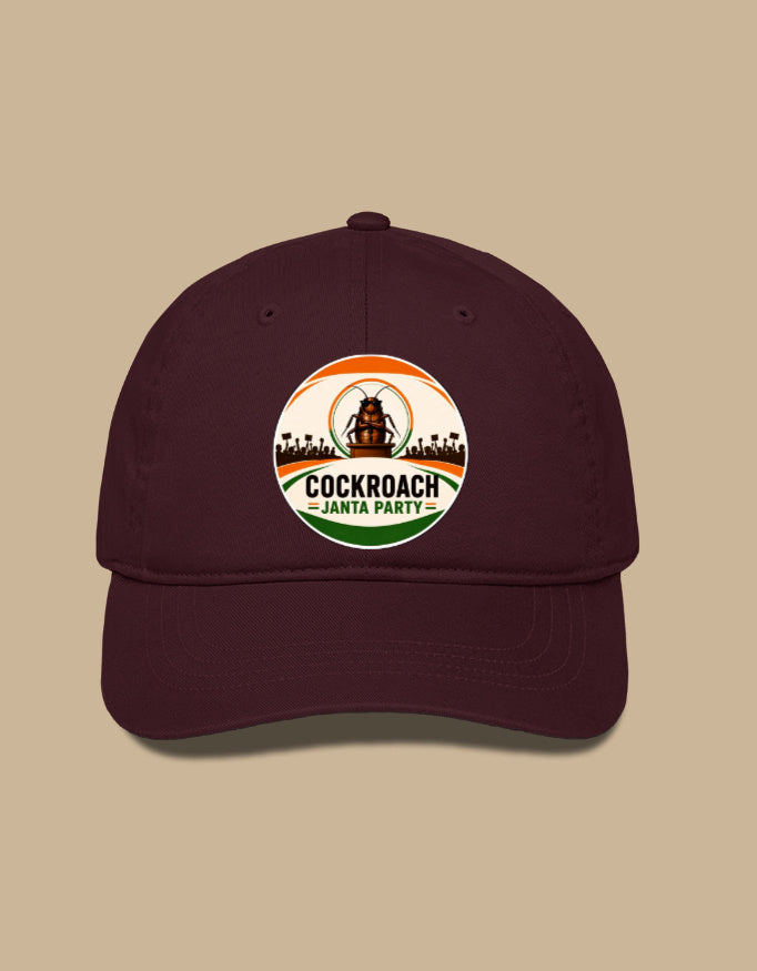 Official CJP (Cockroach Janta Party) Icon Cap Merch By INDIAN YOUTH MOVEMENT